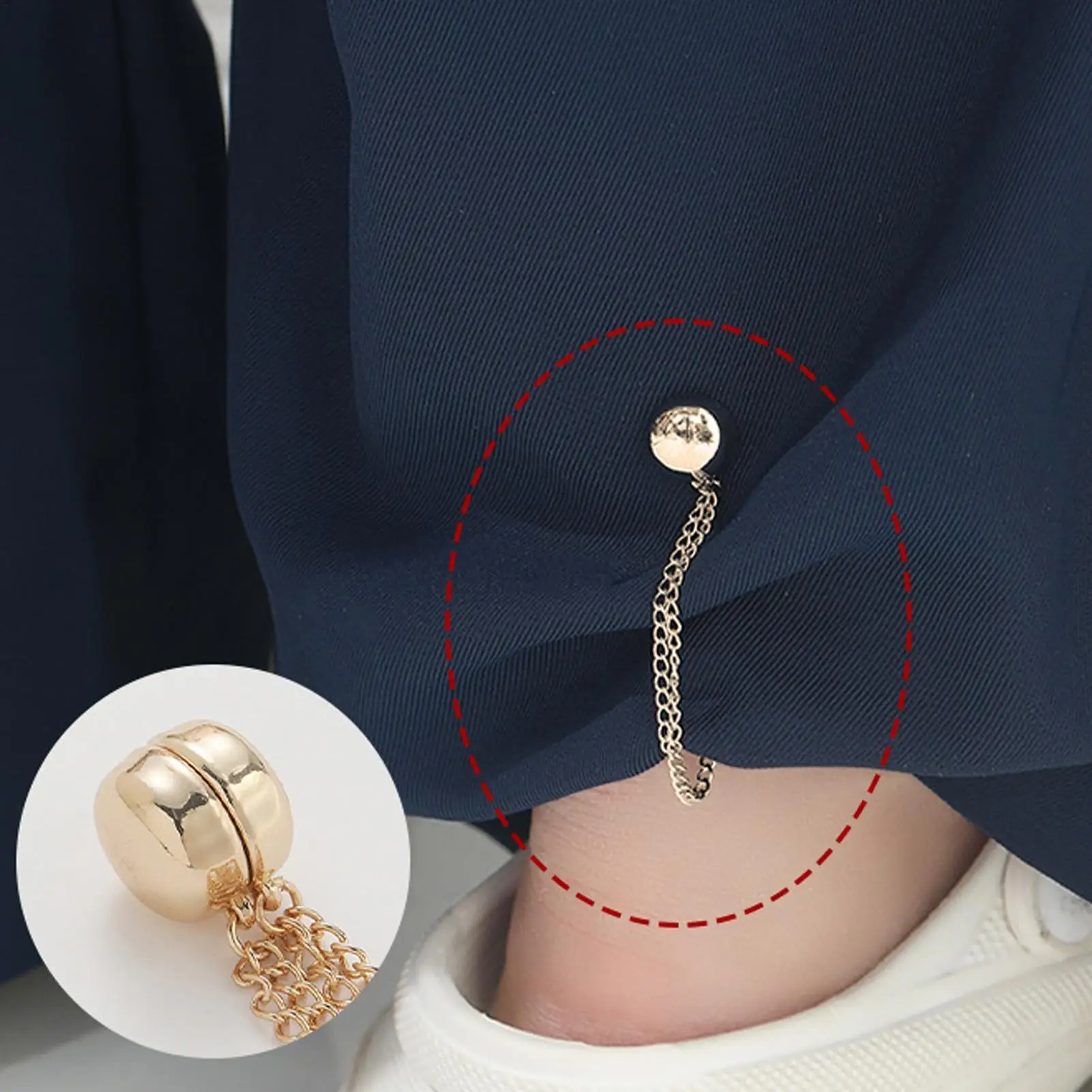 Magnetic Clothing Clips Magnetic Multi Function Clothing Cinch Clip Clothing Shawl Clips Shirt Decor Accessories for Blouse