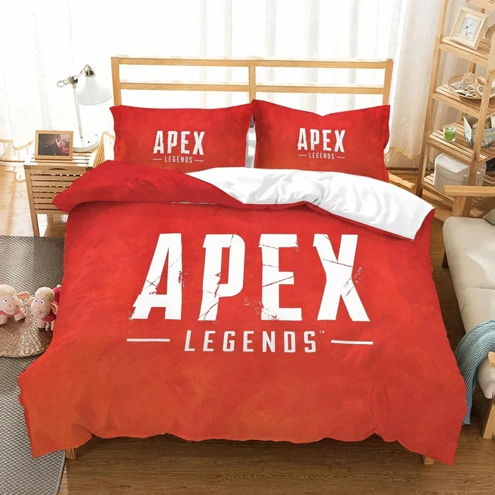 

3D Printed Game APEX Legends Bedding Set 3D Printed Suitable for Bedroom Duvet Cover Set With Pillowcases Kids Home Textile
