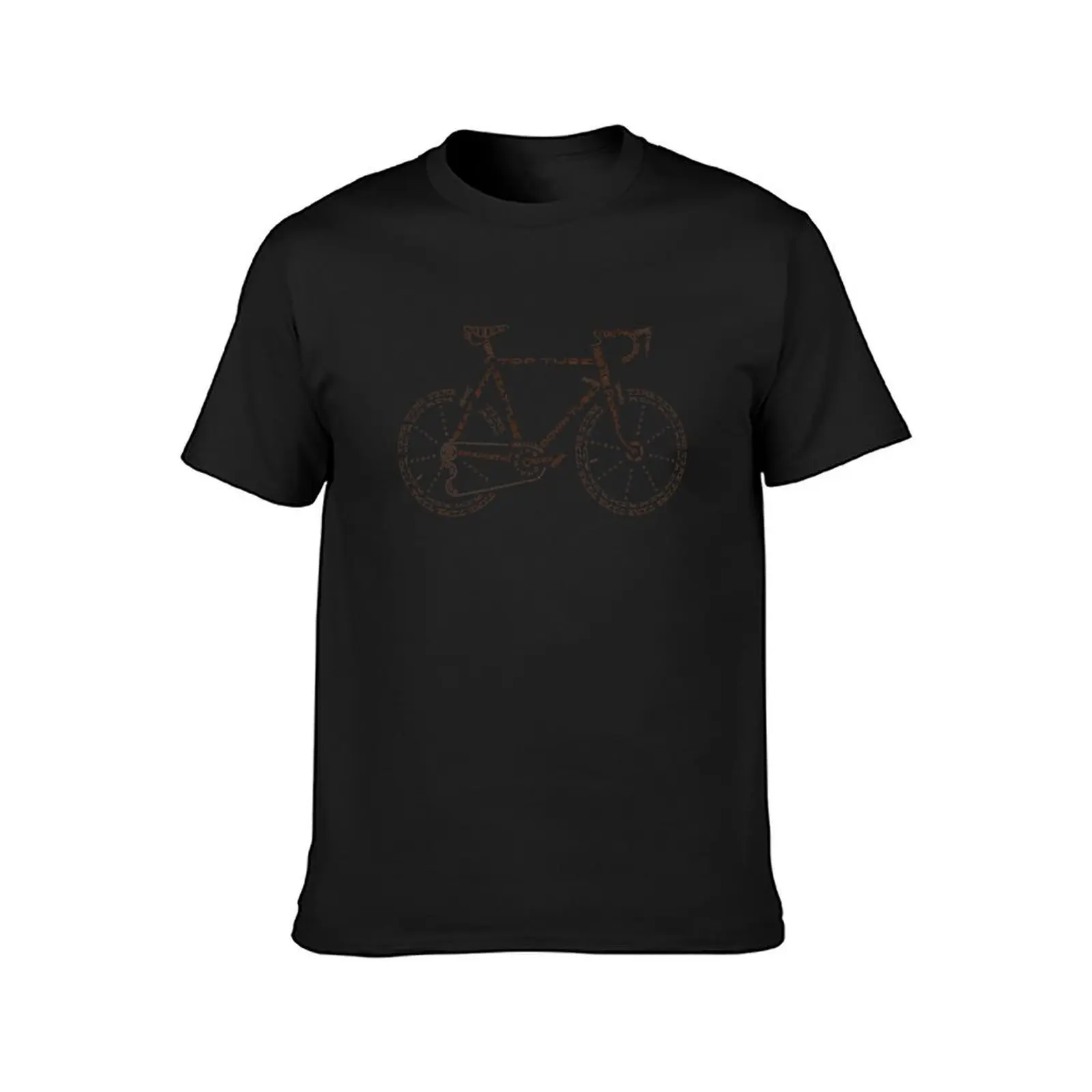 Bike in Words T-Shirt plus sizes plain oversized funnys mens cotton t shirts