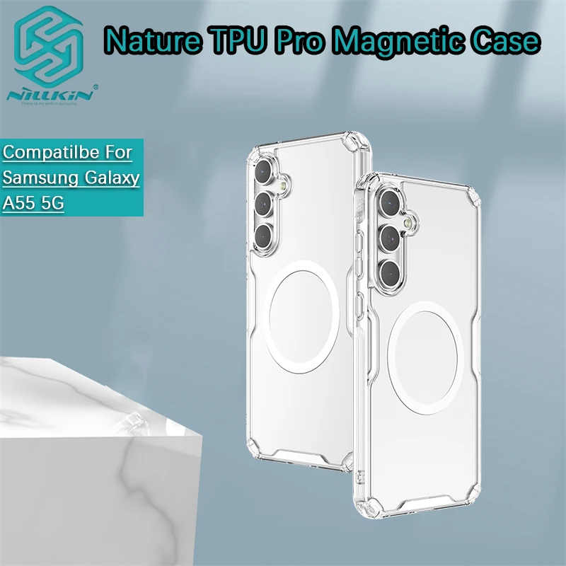 for Samsung Galaxy A55 Case Nillkin Nature TPU Pro Magnetic Case Phone case protective case shell