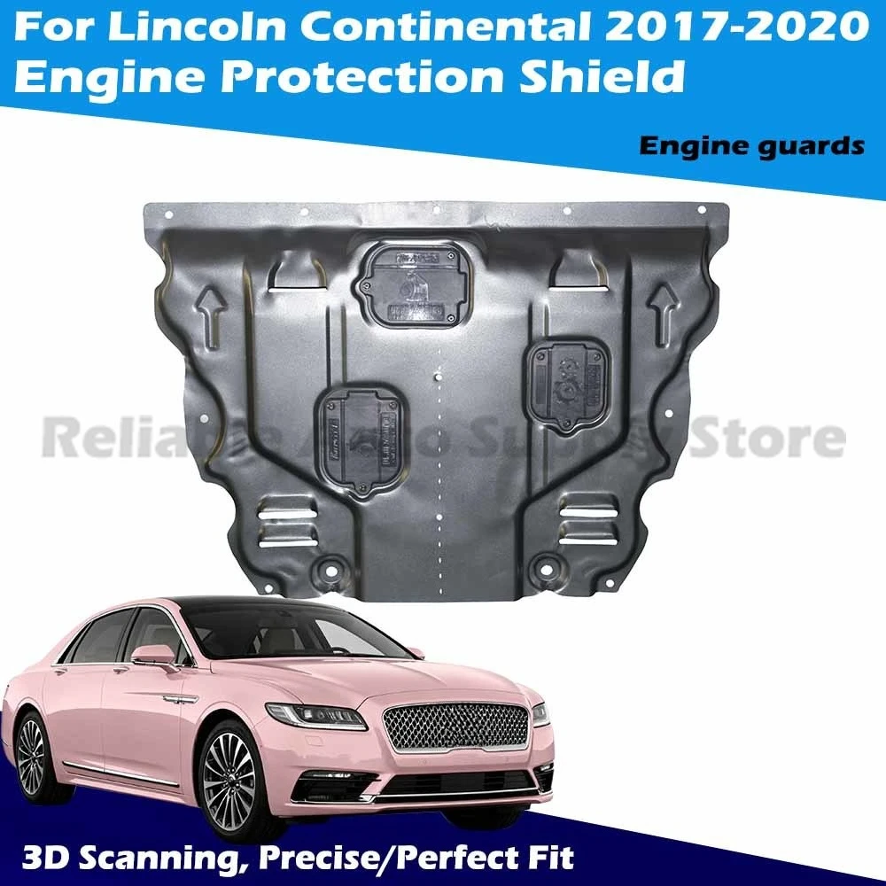 

Durable Vehicle Skid Plate Heavy Duty Under Car Protection Simple Mounting Safety Shield For Lincoln Continental 2017-2020