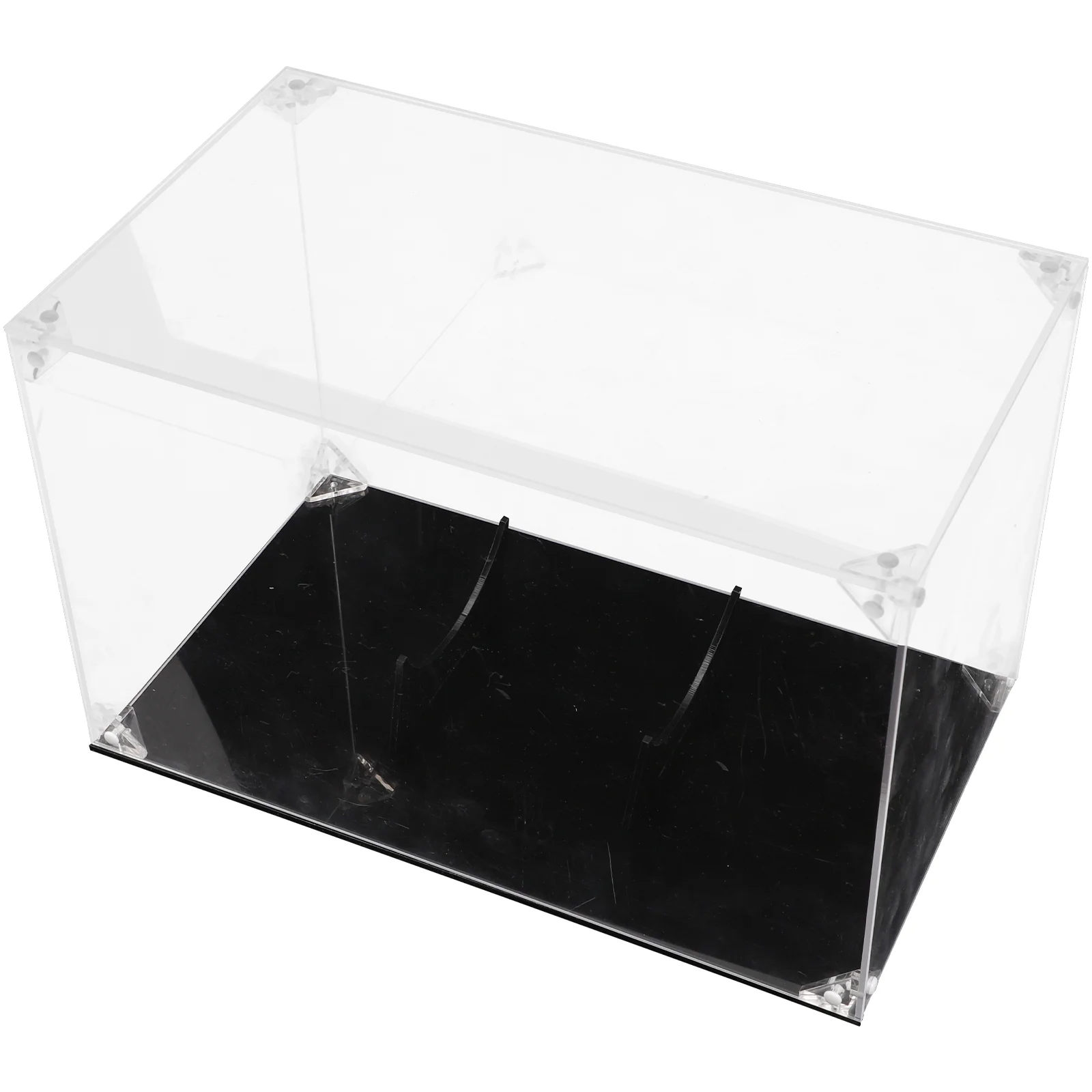 

Table Top Display Case Shelves Acrylic Rugby Container Multifunction Desktop Man Baseballs