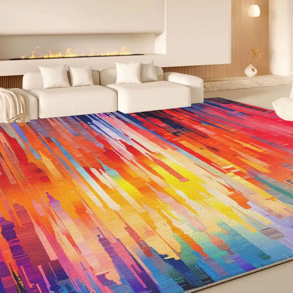 

VIKAMA Plush Loop - Pile Material Mat for Living Room and Bedside, with Soft Texture and Durable Colors, Decorating Home More Pr