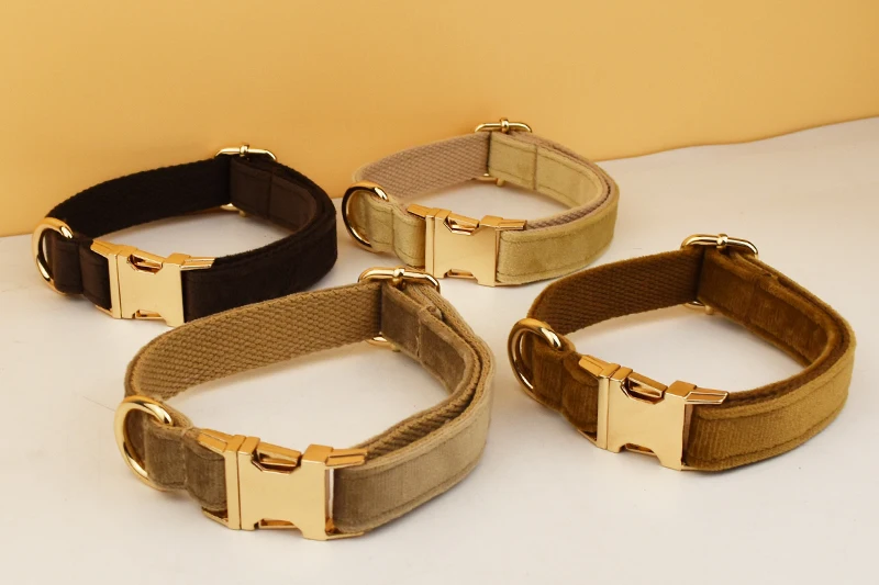 Luxuriöses Personalisiertes Hundehalsband-Geschirr-Leine-Set, Maßgefertigtes Logo Abnehmbares Hundehalsband mit Fliege, Hundehalsband-Leine DIY – Detail 7