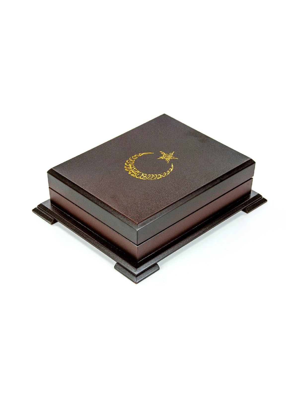 Turkish Flag Designed Quran with Box - Religious Gift Set