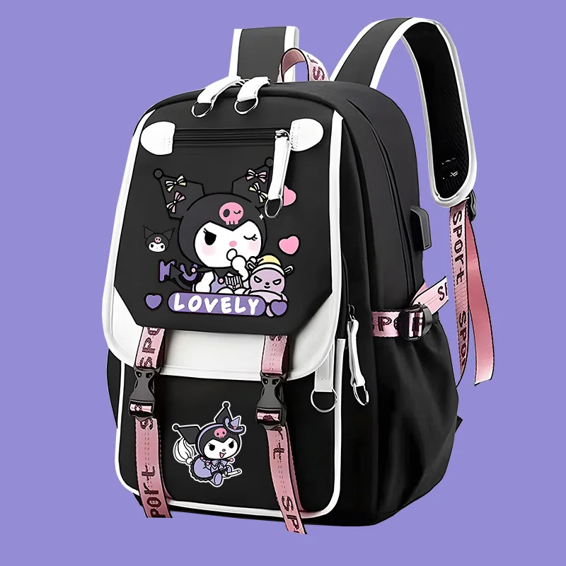 Sanrio New Clow M Student Schoolbag Cute Large Capacity Shoulder Pad Stain-Resistant Waterproof Backpack