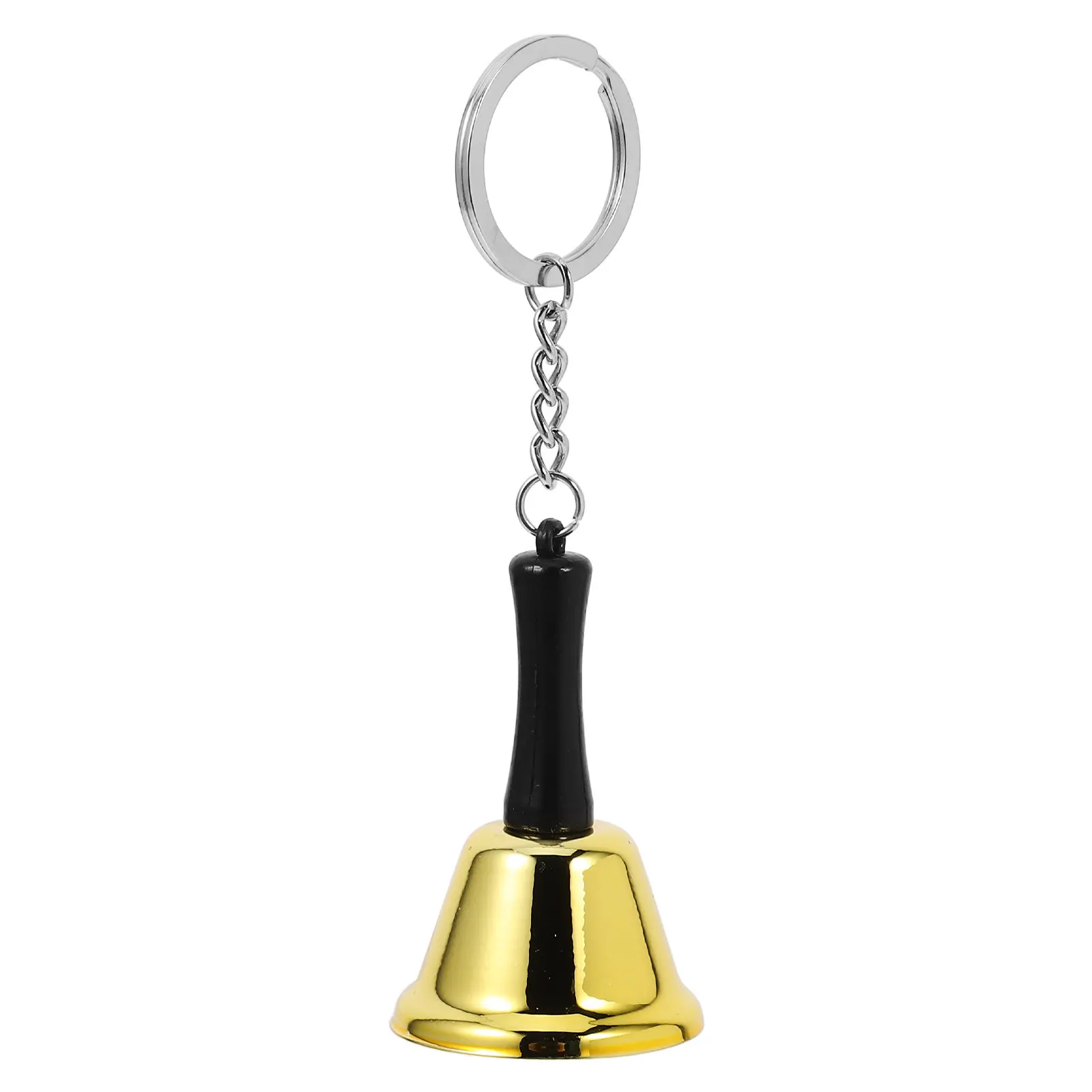 Metal Mini Hand Bell Keychain for Early Development Loud Clear Ringing Sound Versatile Use Teacher Classroom School