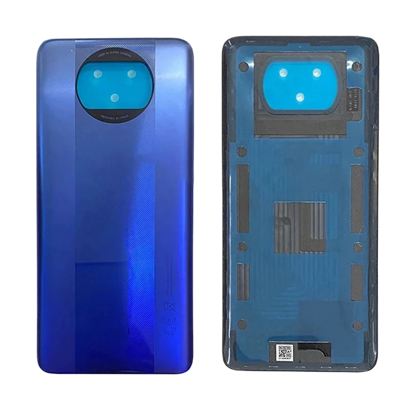 For poco X3 Pro Battery Back Cover Rear Door Replacement Housing Adhesive With Lens