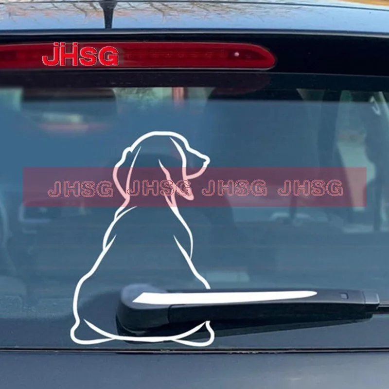 

HDL Cat and Dog Stickers Vinyl Car Stickers Fun Windshield Wiper Stickers Customization