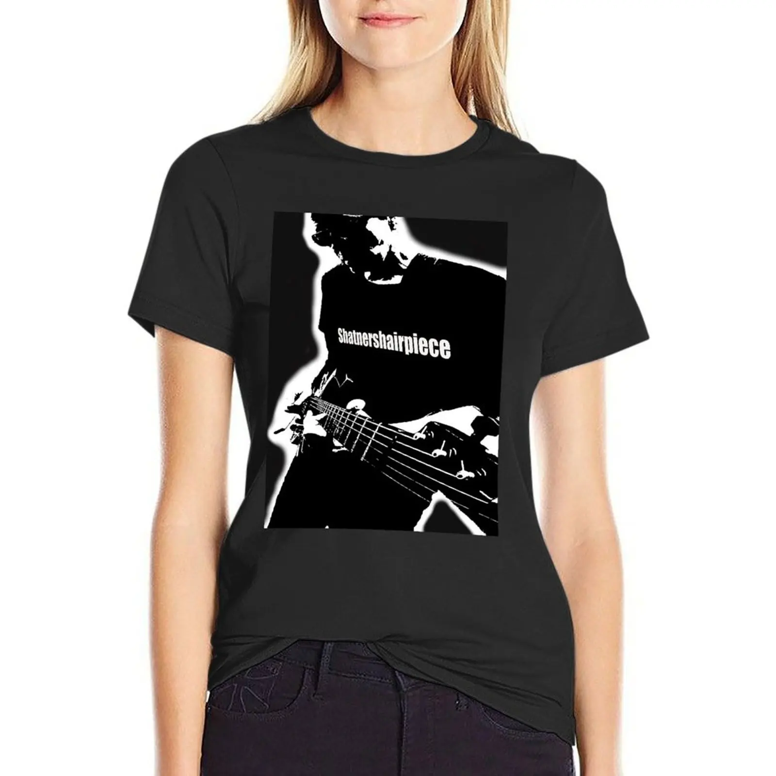 Shatnershairpiece plays hot guitar T-Shirt cute clothes summer clothes luxury designer clothing Women