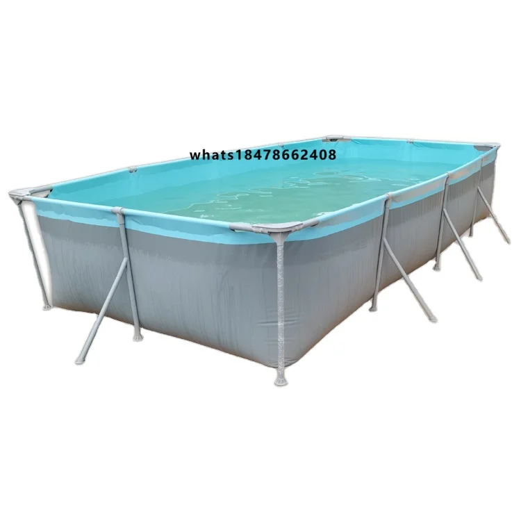 China Commercial Home Outdoor Swimming Pools Ground PVC Frame Water Pool