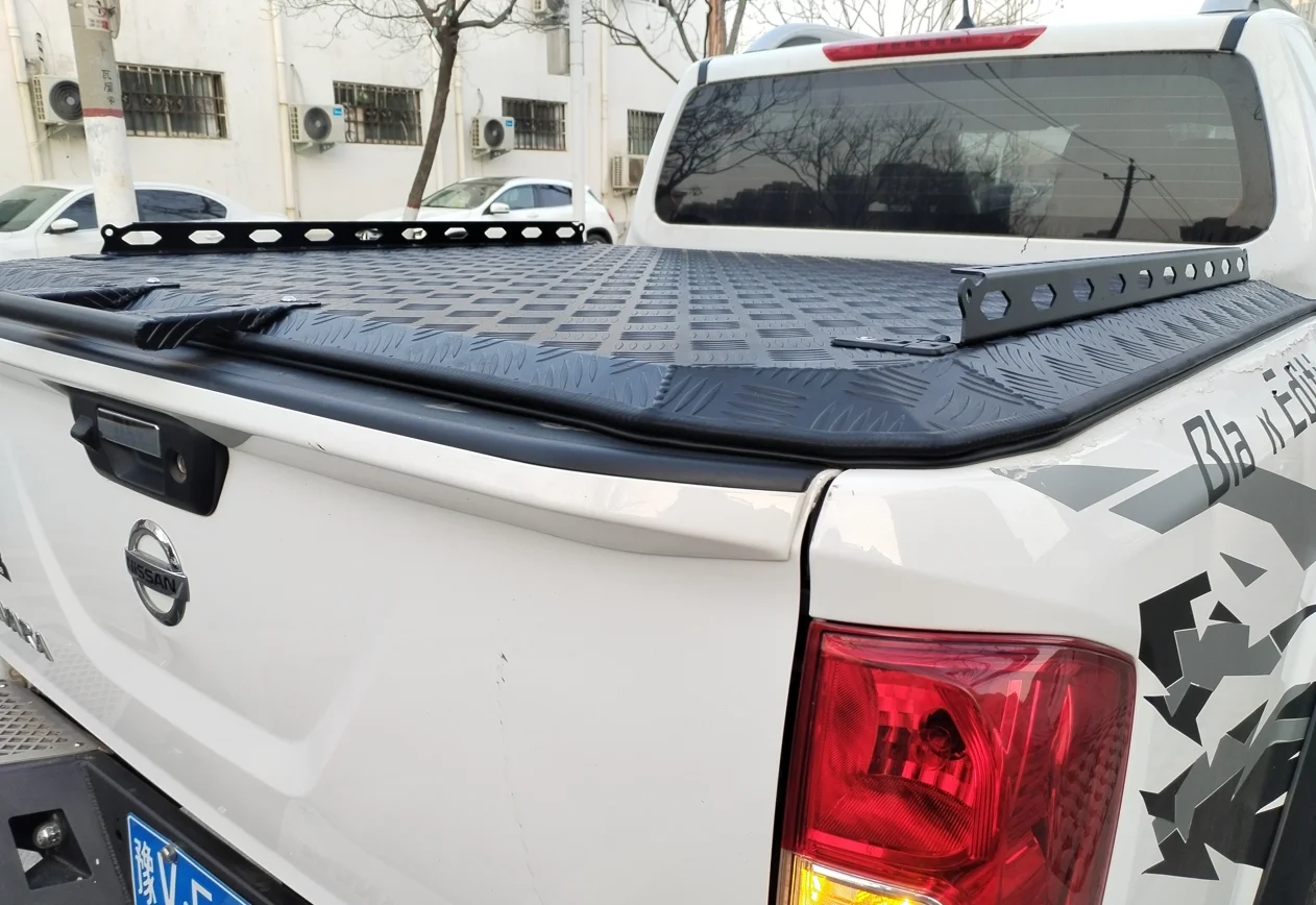 Pick Up Truck Cover Manual Bed Cover Retractable Tonneau Cover For Nissan Frontier 2007-2014 Double Cab K61 custom