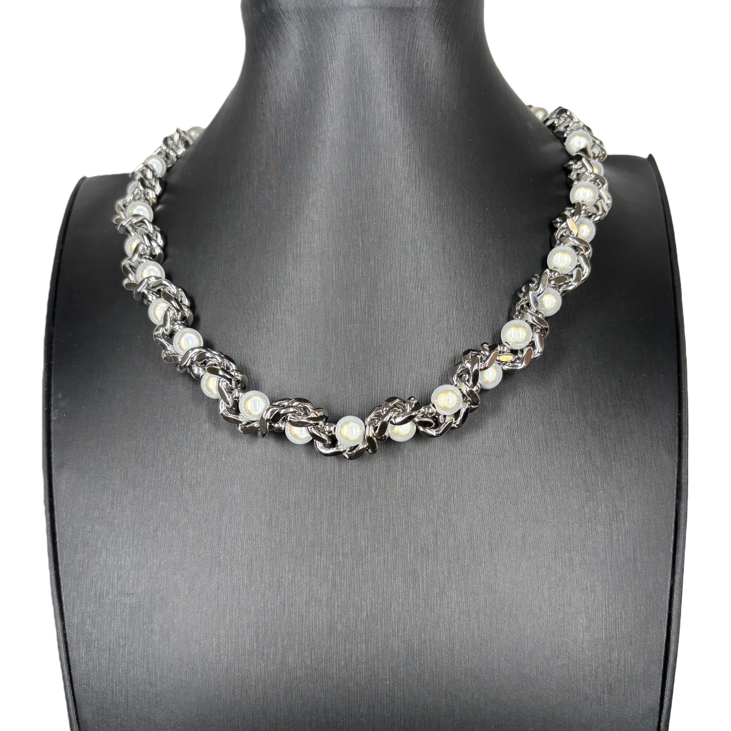 فاسق الجرونج روك الكوبي مضيئة اللؤلؤ سلسلة قلادة كول موضة اليدوية قلادة القوطي سحر مجوهرات الهيب هوب الملحقات #2