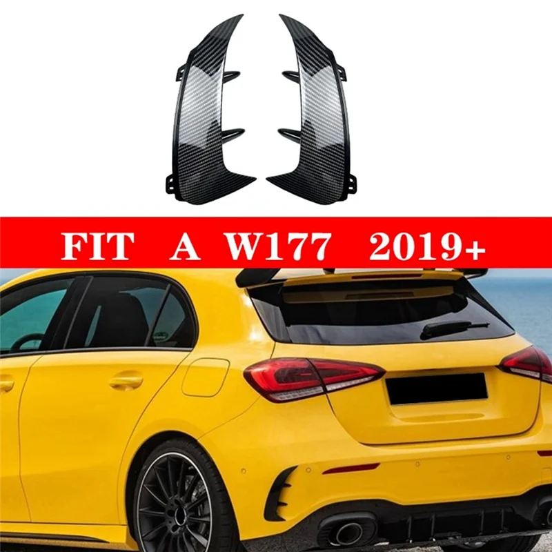 

1 Pair Rear Bumper Spoiler Canards Splitters For Mercedes Benz W177 AMG Line Hatchback A180 A200 A220 A160 A250 Replacement