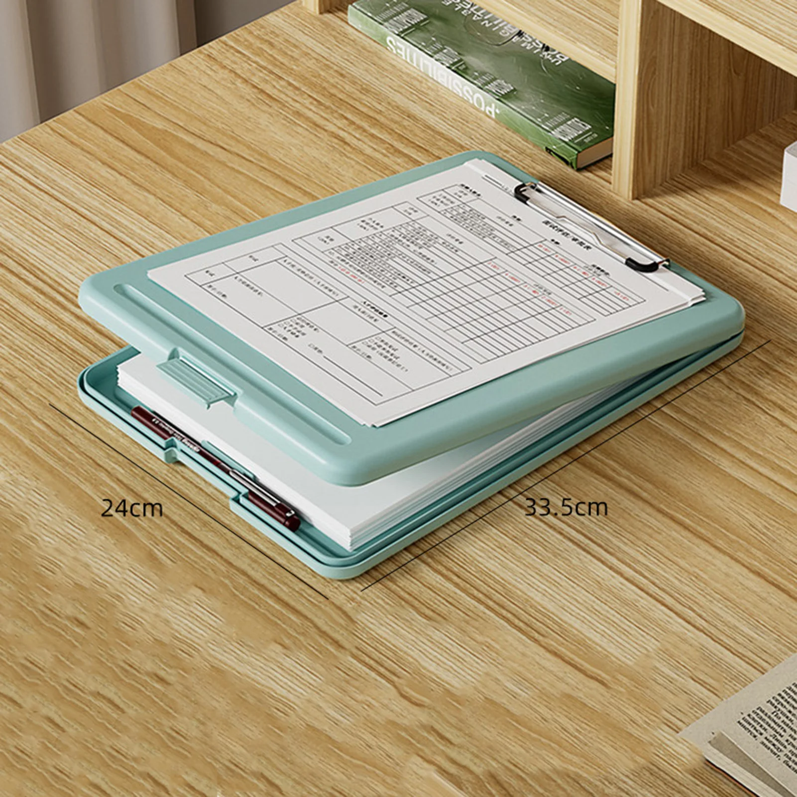 4-compartment-portable-heavy-duty-clipboard-organizer-professional-use-for-nurse-doctor-medical-professionals-teachers-students