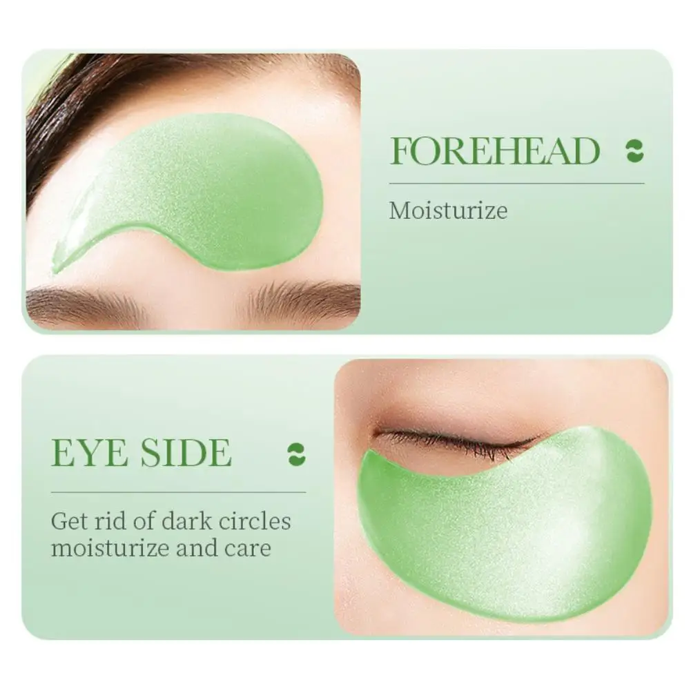SADOER الألوة فيرا الكولاجين قناع عين العين مكافحة الهالات السوداء عيون أكياس ترطيب ترطيب المضادة للتجاعيد قناع جفاف التصحيح