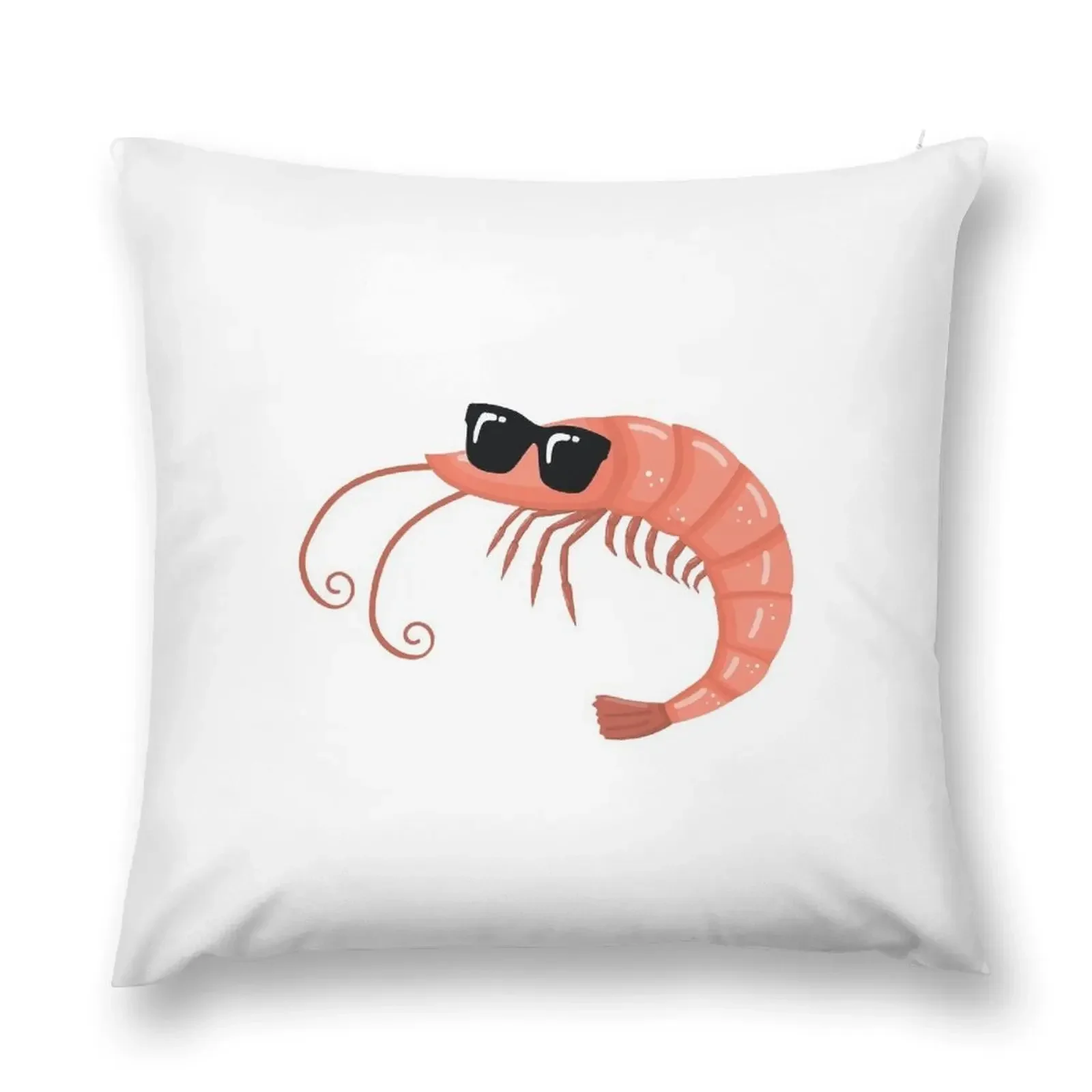 prawn with sunglasses Throw Pillow Cushions For Sofa Cushion Cover Luxury Sitting Cushion pillow