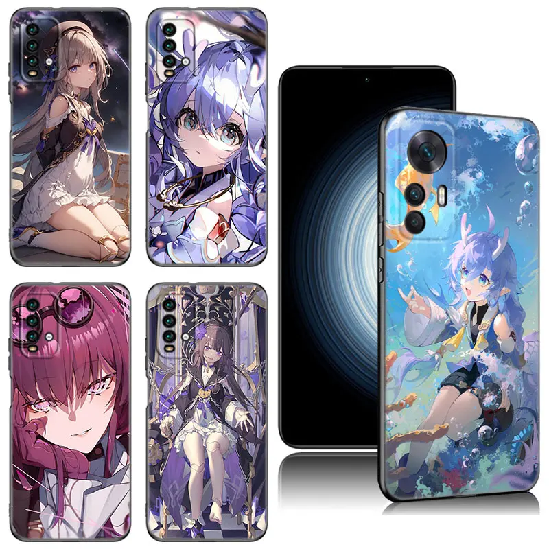 Honkai Star Rail Anime Phone Case For Xiaomi Redmi K40 K50 Gaming Note 5 6 K20 K60 Pro 7A 8A 9A 9C 9i 9T 10A 10C 12C A1 A2 Cover