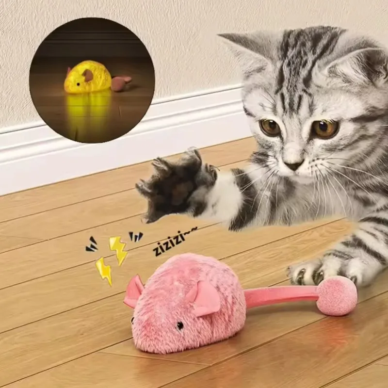 1Pc Squeaky Plush M…