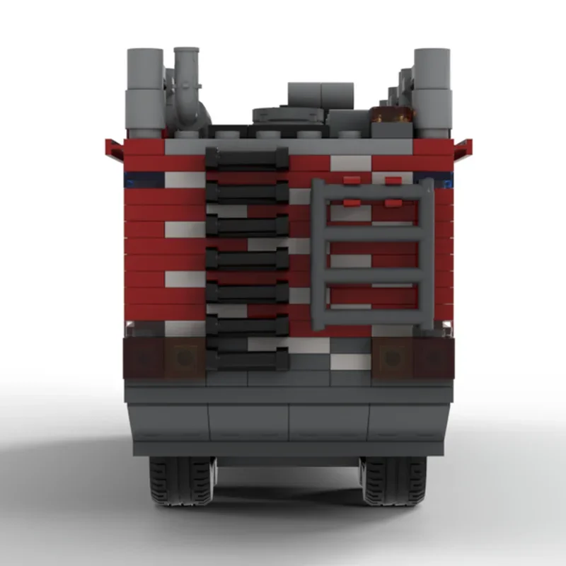 Moc Building Blocks Rosenbauer Fire Truck Technology Modular Bricks Model  Gifts Christmas Toys DIY Sets Assembly