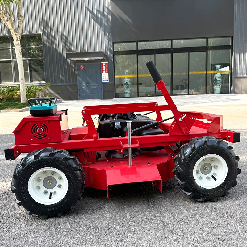 Customized All-terrain intelligent remote control lawn mower CE certification Energy saving and environmentally friendly