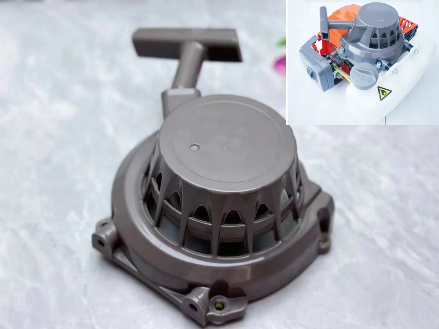 Manual Puller Easy Double Spring  Recoil Starter For 2T GD630 63cc 1E48F  80CC 1E53F Brush Cutter Earth Drill Goped Engine Motor