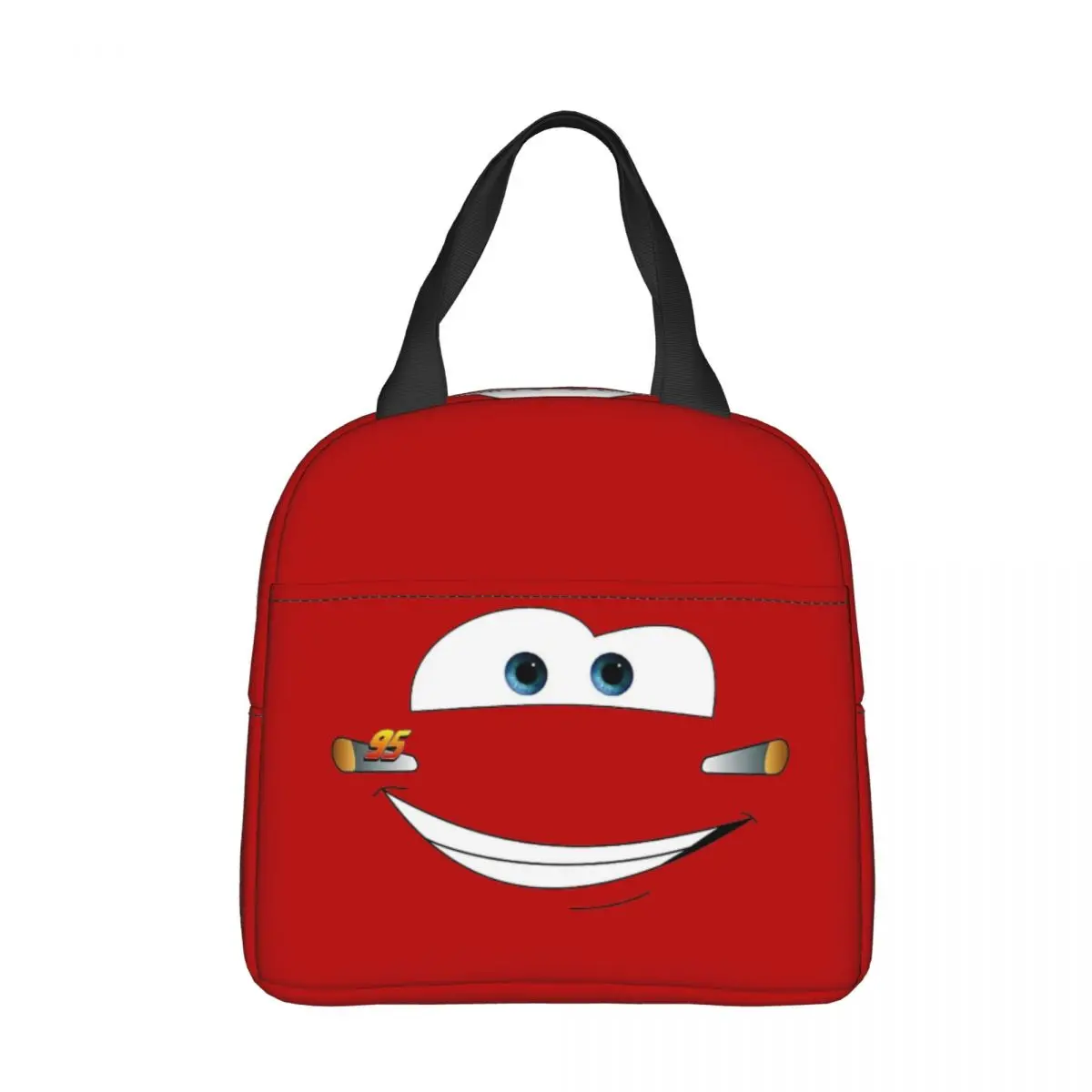 Ka-Chow 95 Lightning Mcqueen Cars Insulated Lunch Bag Large Lunch Container Thermal Bag Lunch Box Tote Work Travel Food Bag