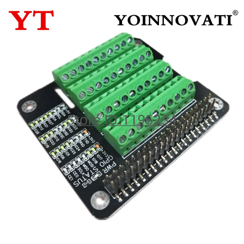 GPIO Expansion Board for Raspberry Pi Raspberry Pi 3B/3B+/4B/ZERO Terminal Interface Module