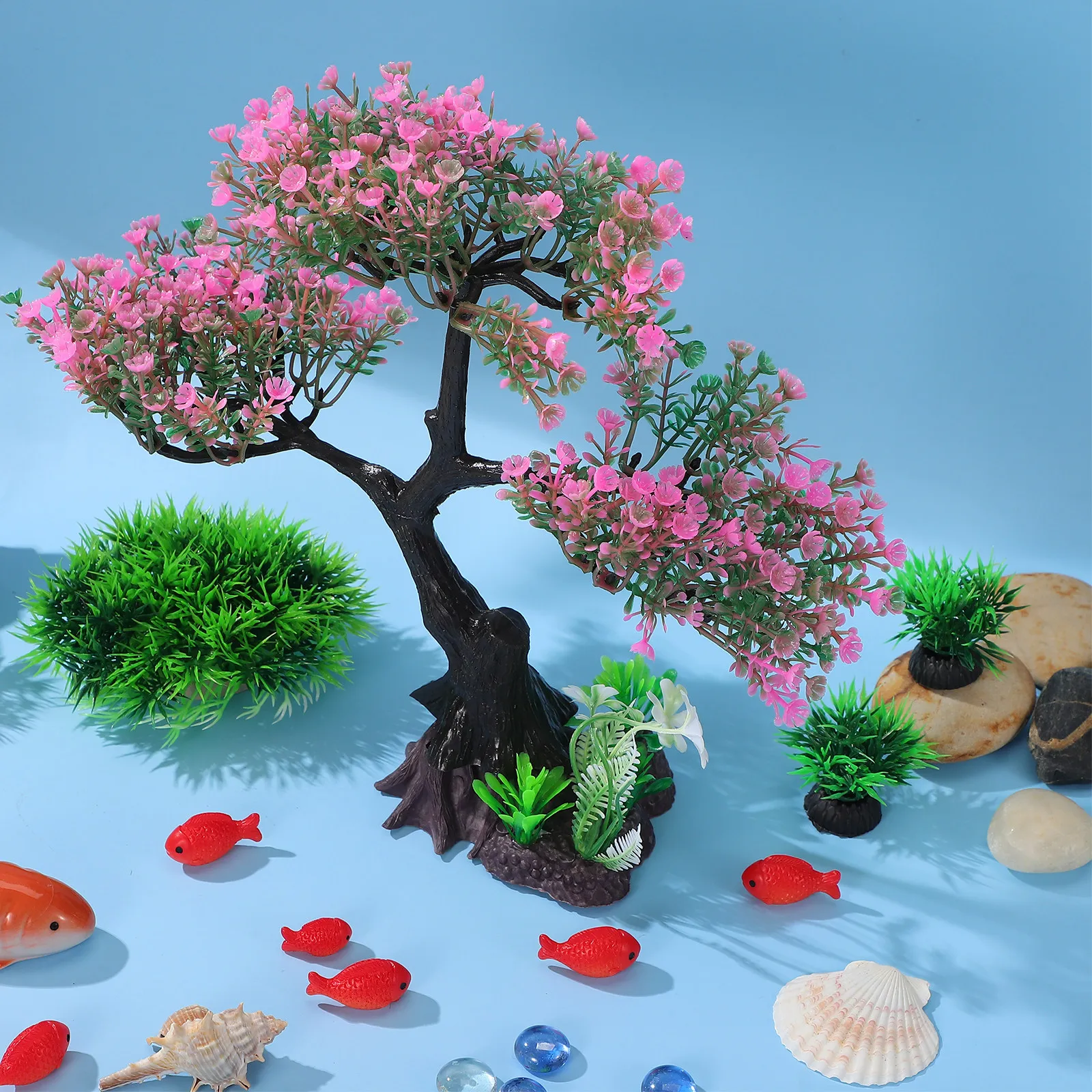 1세트의 인조 수족관 식물, 실제와 흡사한 디자인으로  - Aquarium Fish Variety 리뷰 및 가격