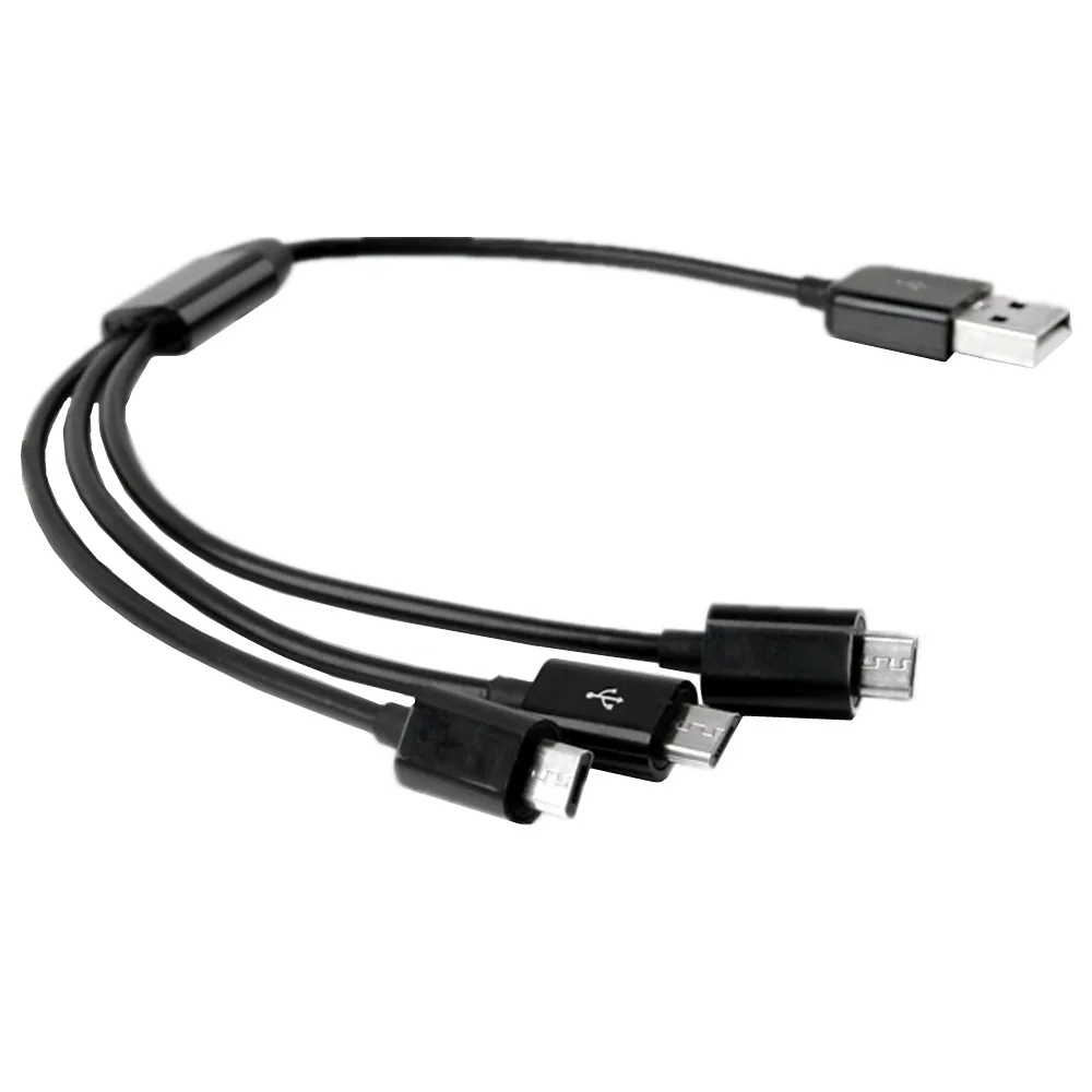 Cable de datos de carga rápida múltiple para teléfono inteligente Y tableta, divisor USB tipo C de 1 a 4 puertos tipo C a Mini Micro de 5 pines