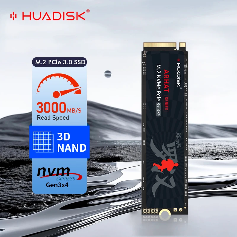 Huadisk SSD NVMe M2 1TB 512GB Internal SSD Drive TLC PCIE3.0 3000MB Speed for GIGABYTE/MSI/ X99 X79 for DIY Gaming Computer PC