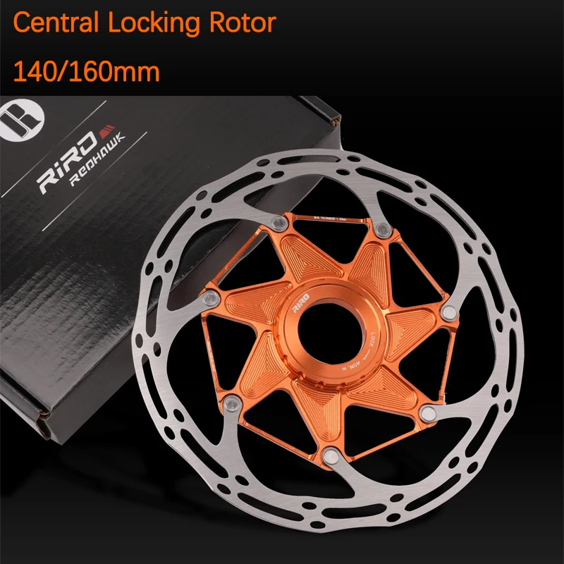 

Bicycle Center Lock Rotor 140mm/160mm Hollow Heat Dissipation Wind Breaking for Road Mountain Bike Disc Brake Accessories