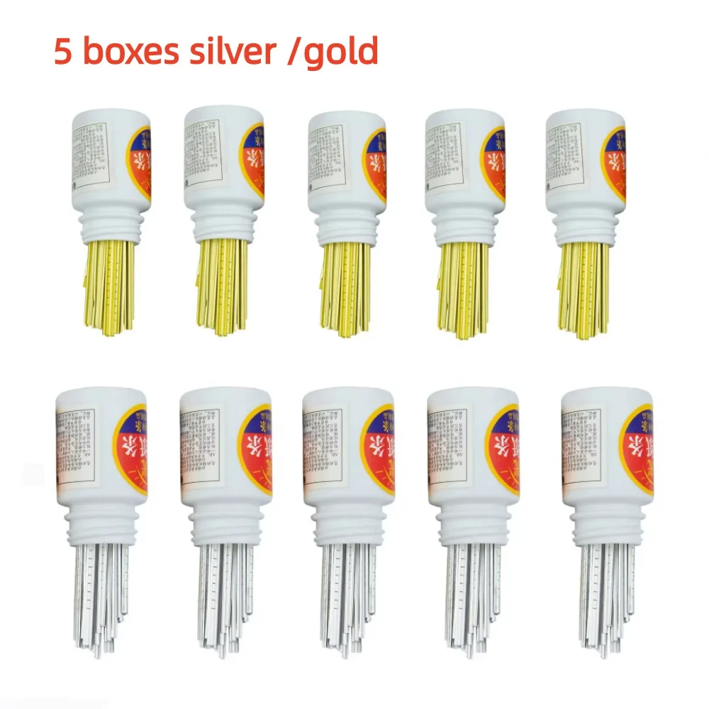 2/5 cajas de herramientas de lámina de estaño de 0.05MM/0.06MM, herramientas de cerrajería, consumibles de lámina de estaño para llaves de oro y plata, de uso general