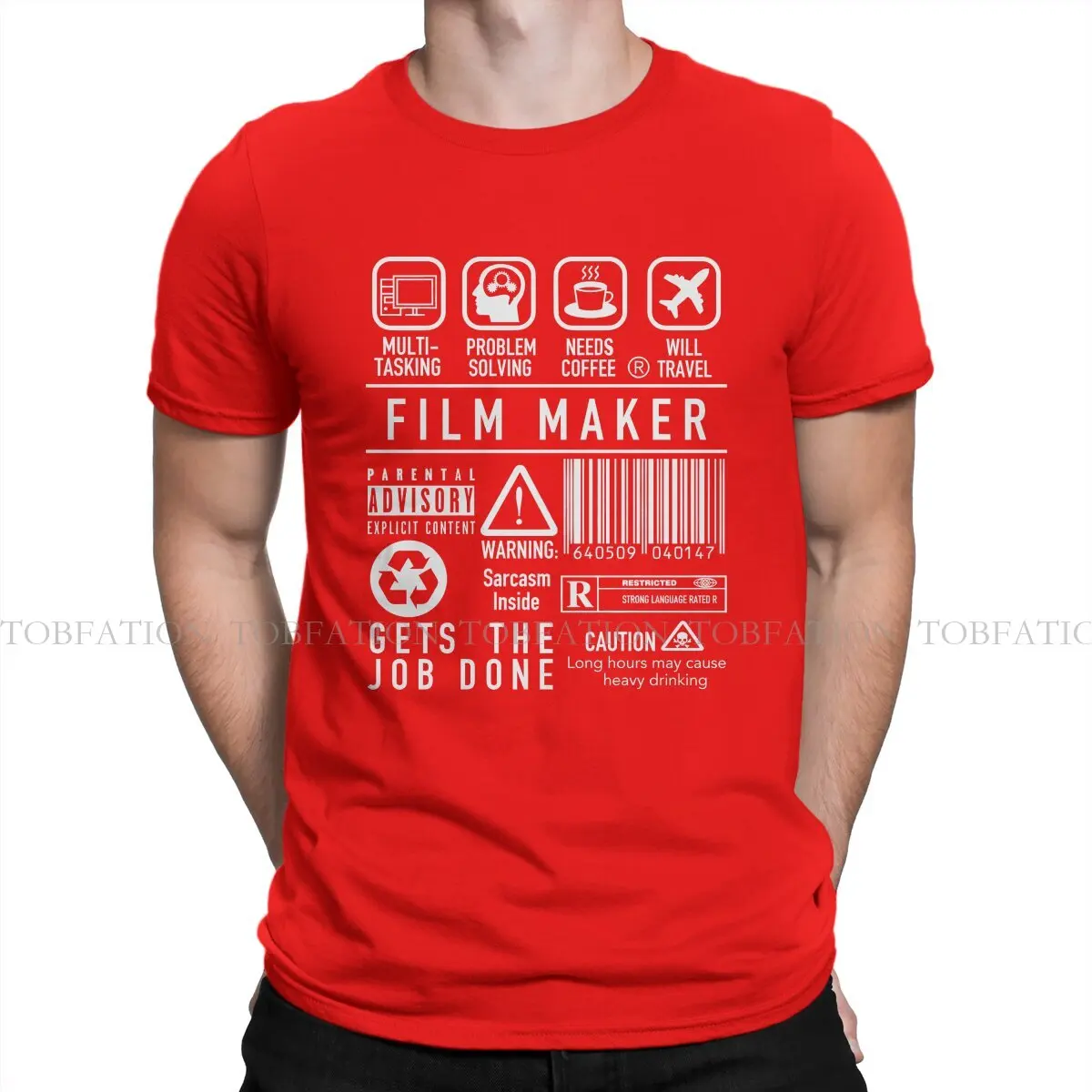 Camera Film Maker T Shirt Goth Men's Tees Summer Cotton Clothing Harajuku O-Neck TShirt