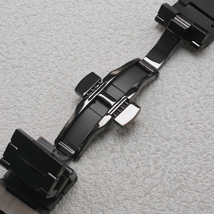 Mod PRX Super Player 40mm Uhrengehäuse mit Armband Gunmetal Grau 316L Edelstahl NH35 Uhrengehäuse Passend für NH34 NH35 NH36 Uhrwerke – Detail 8