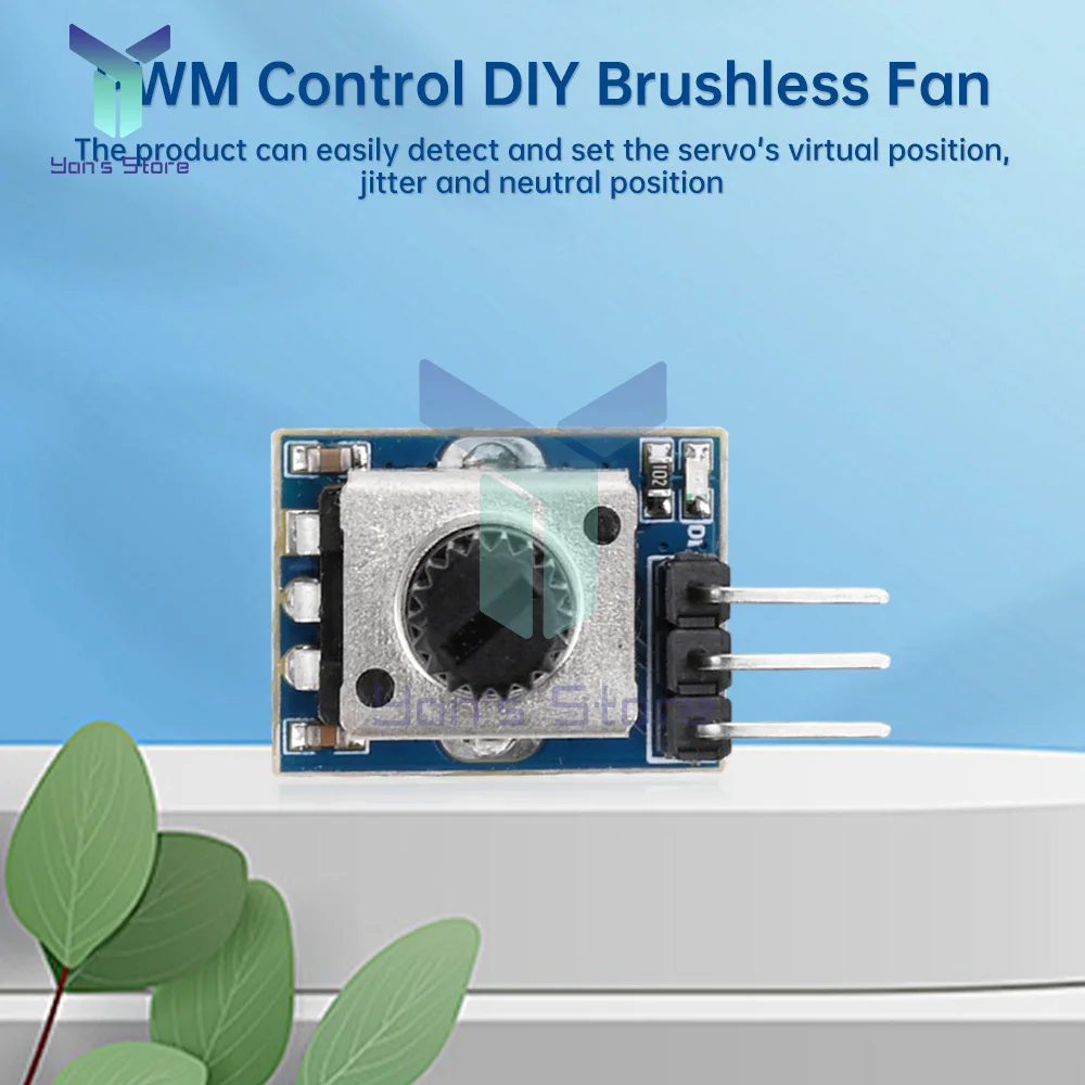 3 Unids Pequeño Servo Motor Eléctrico Tuning Tester Control PWM DIY Modelo de Ventilador Sin Escobillas Controlador de Velocidad Del Motor de Aviones Pequeño Tamaño