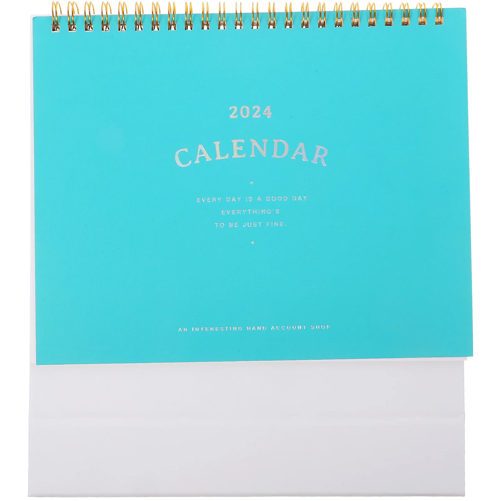 

1pc Desk Calendar 2024 Small Table Calendar Standing Flip Monthly Planner Thick Paper Binding Desktop Organizer For Office