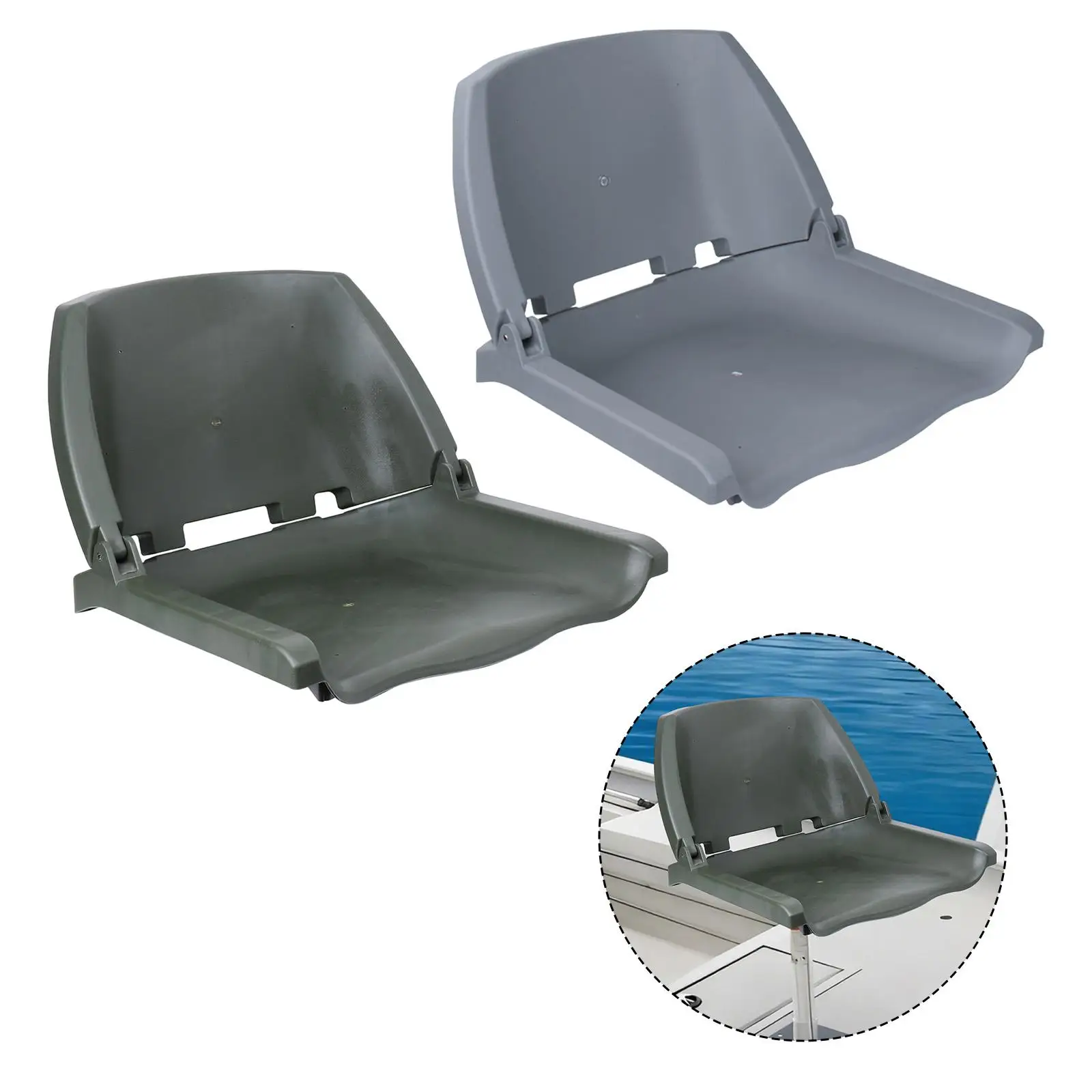 折りたたみ式ボートシート-プレミアムpvc素材-ソフト人間工学に基づいた折りたたみ式ボートチェア-スピードボート漁船用の簡単な取り付け
