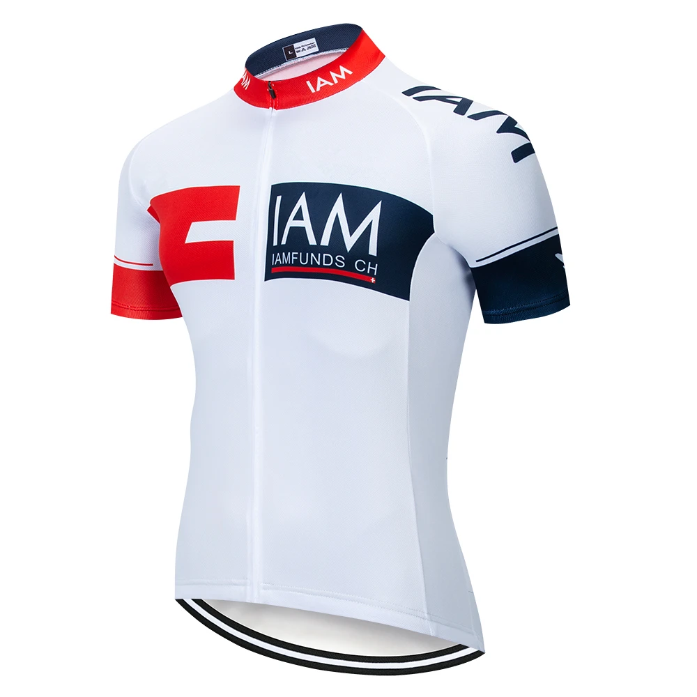 2024 IAM Man Team Cycling Jersey Cycling jacket Bicycle Bicycle Short Sleeve Cycling Clothing Bike Ciclismo Cycling Jersey