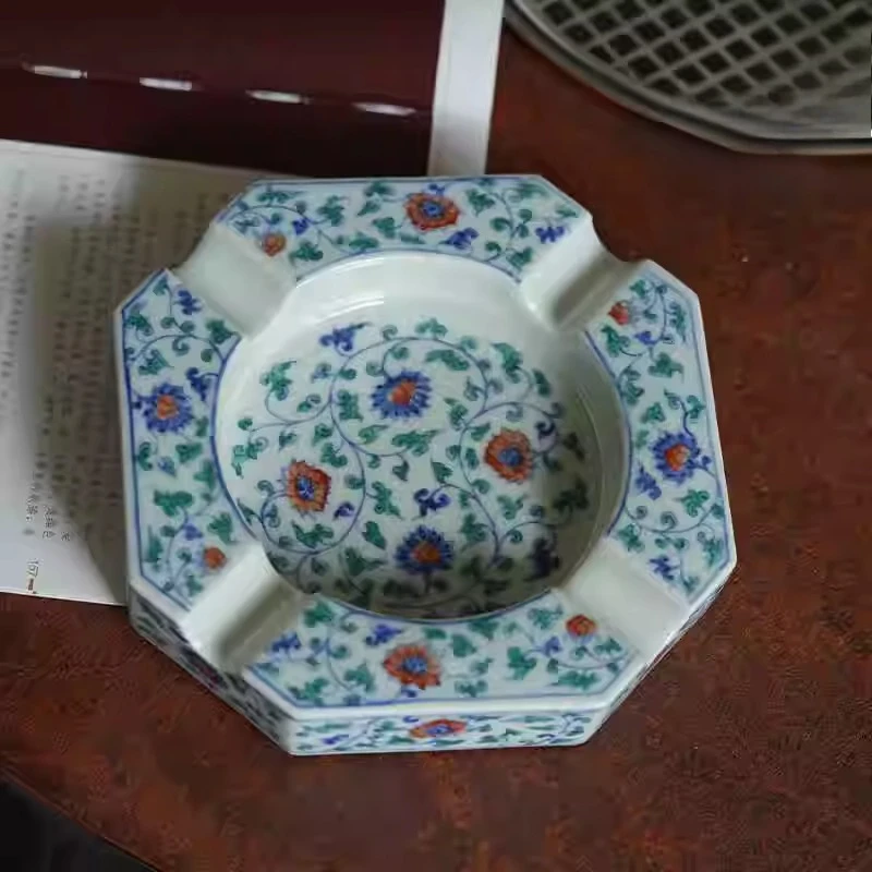 Ceramic cigar ashtray office home retro literary sense