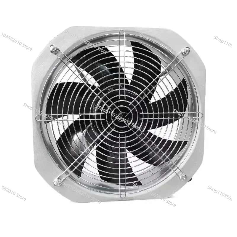 28080 Industrial DC Exhaust Fan, 24V 48V Square Cooling Blower for Transformer, Air Conditioning & Cabinet Suction
