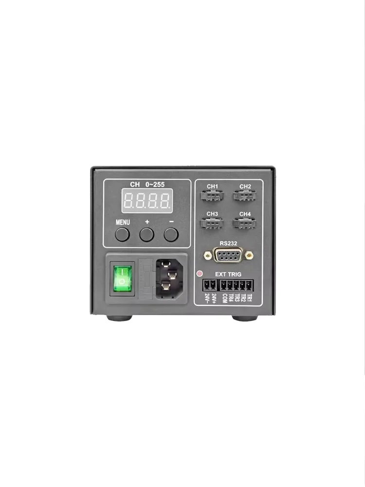 200W Universal Digital Vision LED Light Source Controller - 2/4 Channels Optional for Industrial Machine Vision