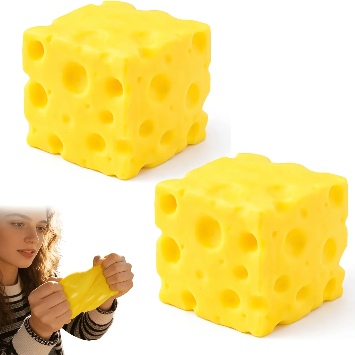Novo Brinquedo Sensorial Quadrado de Leite, Brinquedos de Apertar Inovadores, Brinquedos Sensoriais para as Mãos, Macios e de Rápido Retorno Sem Deformação, Adequados para o Natal