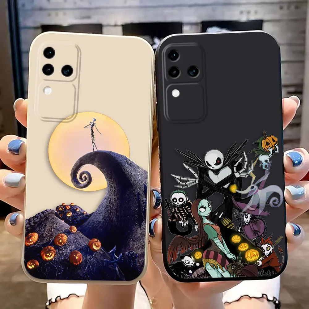 The Nightmare Before Christmas Phone Case For VIVO S1 S16 V15 V17 V20 V20ES V21 V23E V25 V27 V27E V29 V29E V30 V30E PRO PV23 5G