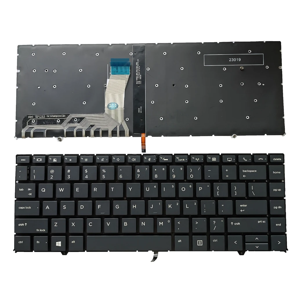 

US for HP ZBook Studio x360 G5 EliteBook 1050 G1 HSN-Q11C laptop keyboard