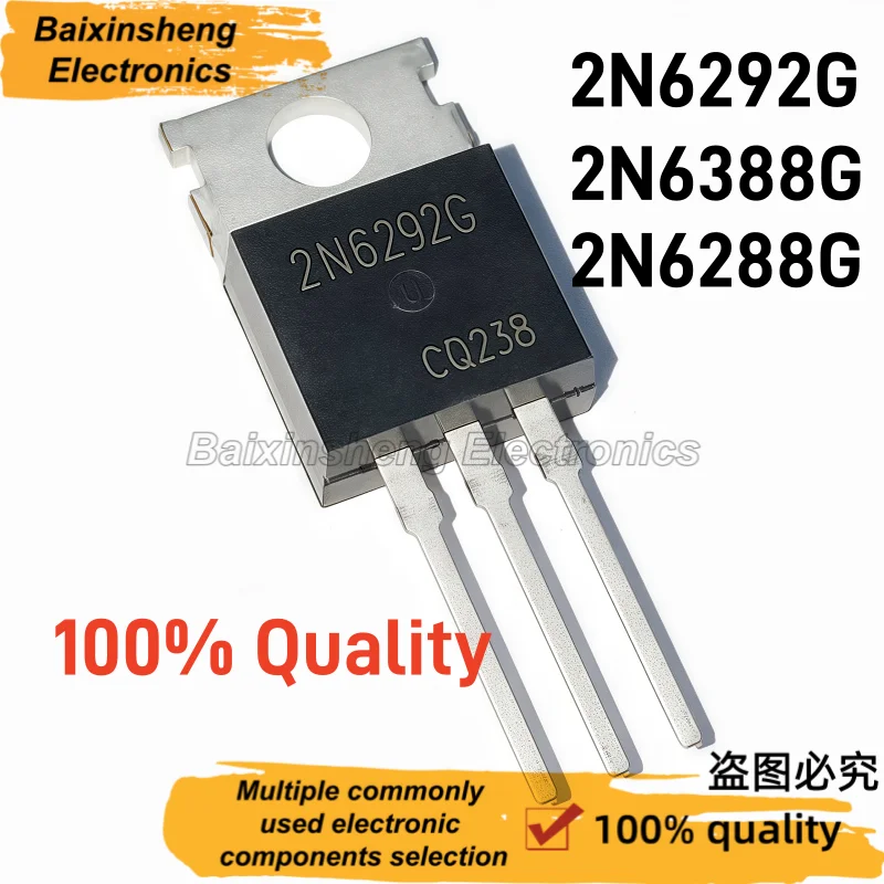10PCS 2N6292G 2N6388G 2N6288G TO-220 NPN Switch Power Transistor Semiconductor Devices
