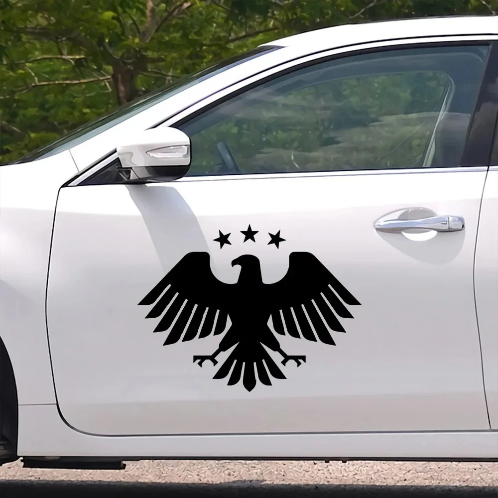 

LYKX New Syria Eagel Stickers Decals Waterproof Decor for Bumper Rear Windshield Window Wall Decal