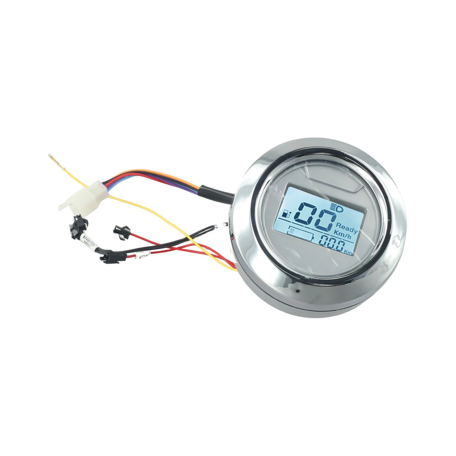 48V-72V Bike Display Electric Bike Speedometer Digital Speedometer For Vehicles Yellow Velocity Black Negative