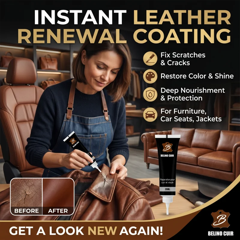 20ml Leather Repair Gel Complementary Colors Repair Scratches Cracks Car Seats Sofa Accessories Kit Home Household Cleaning