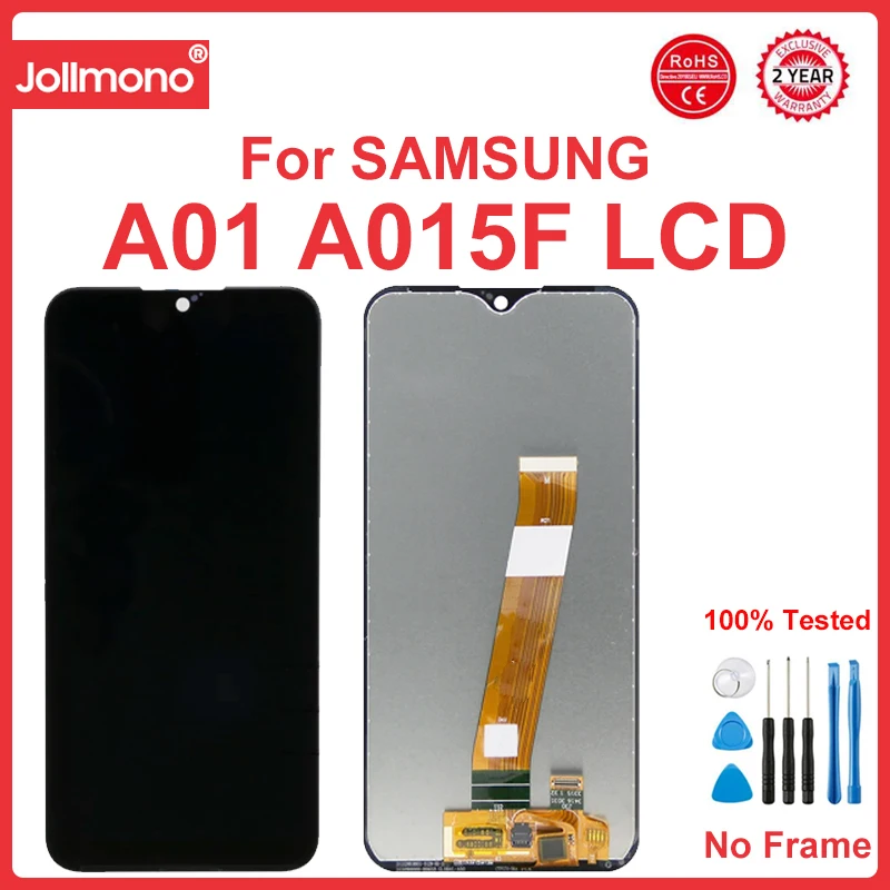 5.7'' A01 Display Screen, for Samsung Galaxy A01 A015 A015F A015G A015DS LCD Display Touch Screen Digitizer Assembly Replacement